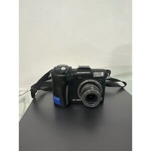 Olympus SP-350 Digital Camera 8.0MP 3x Optical Zoom Black Point and Shoot